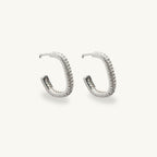 Rectangle Hoop Earring