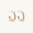 Rectangle Hoop Earring