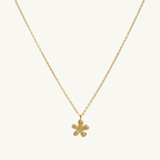 Rotatable Flower Pendant Necklace