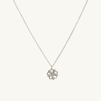 Rotatable Flower Pendant Necklace