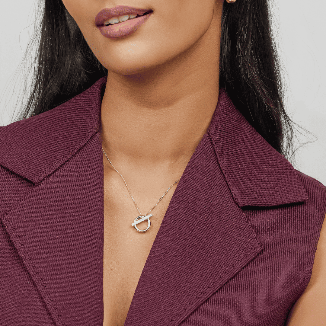 Round Bar Necklace