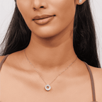 Round Stone Necklace