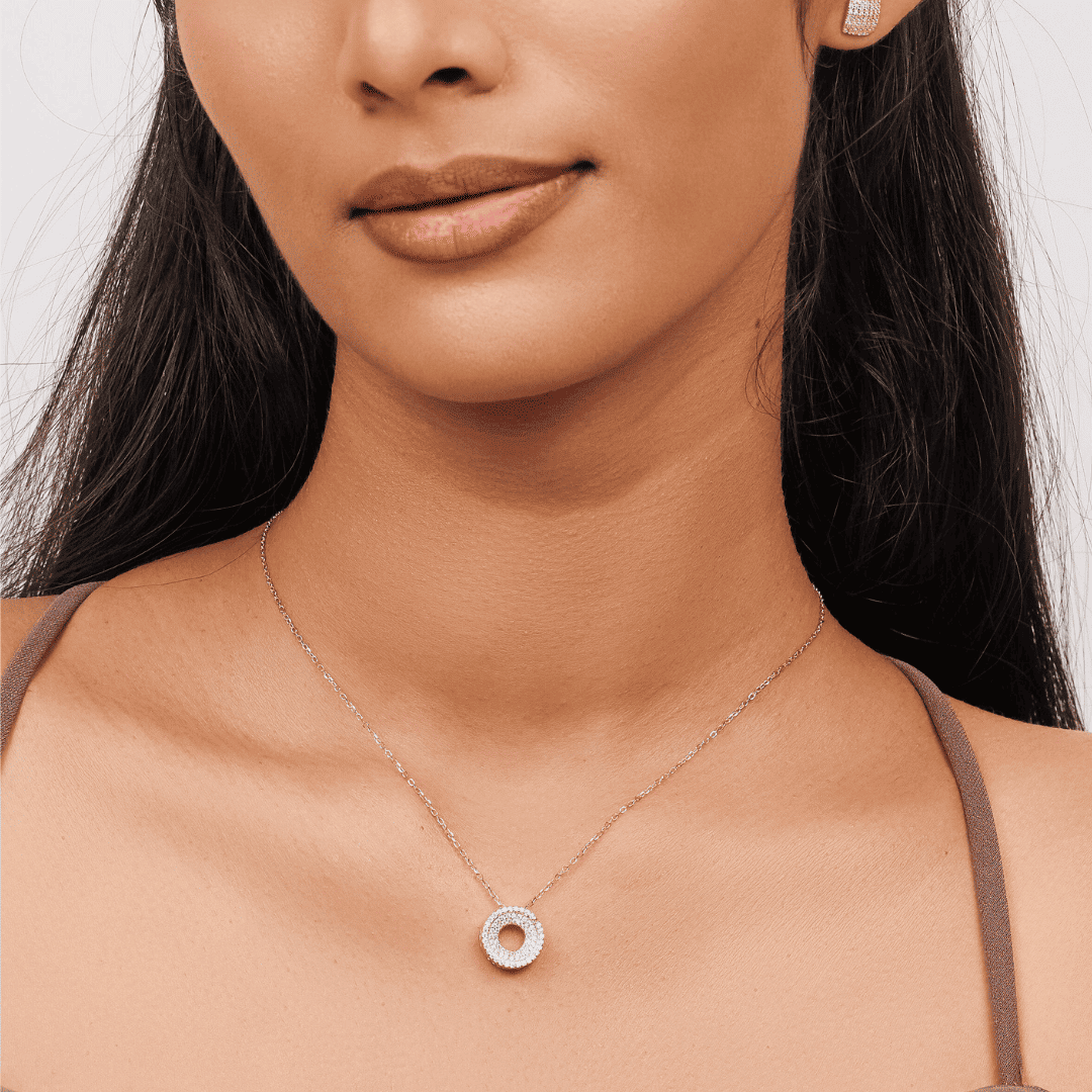 Round Stone Necklace