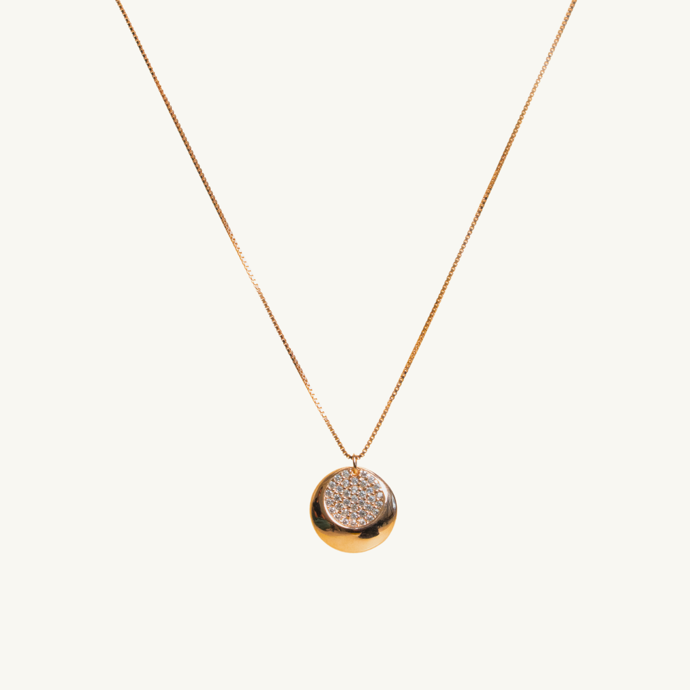 Shiny Circle Necklace