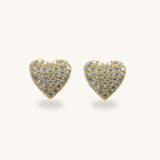 Sparkle Heart Earring