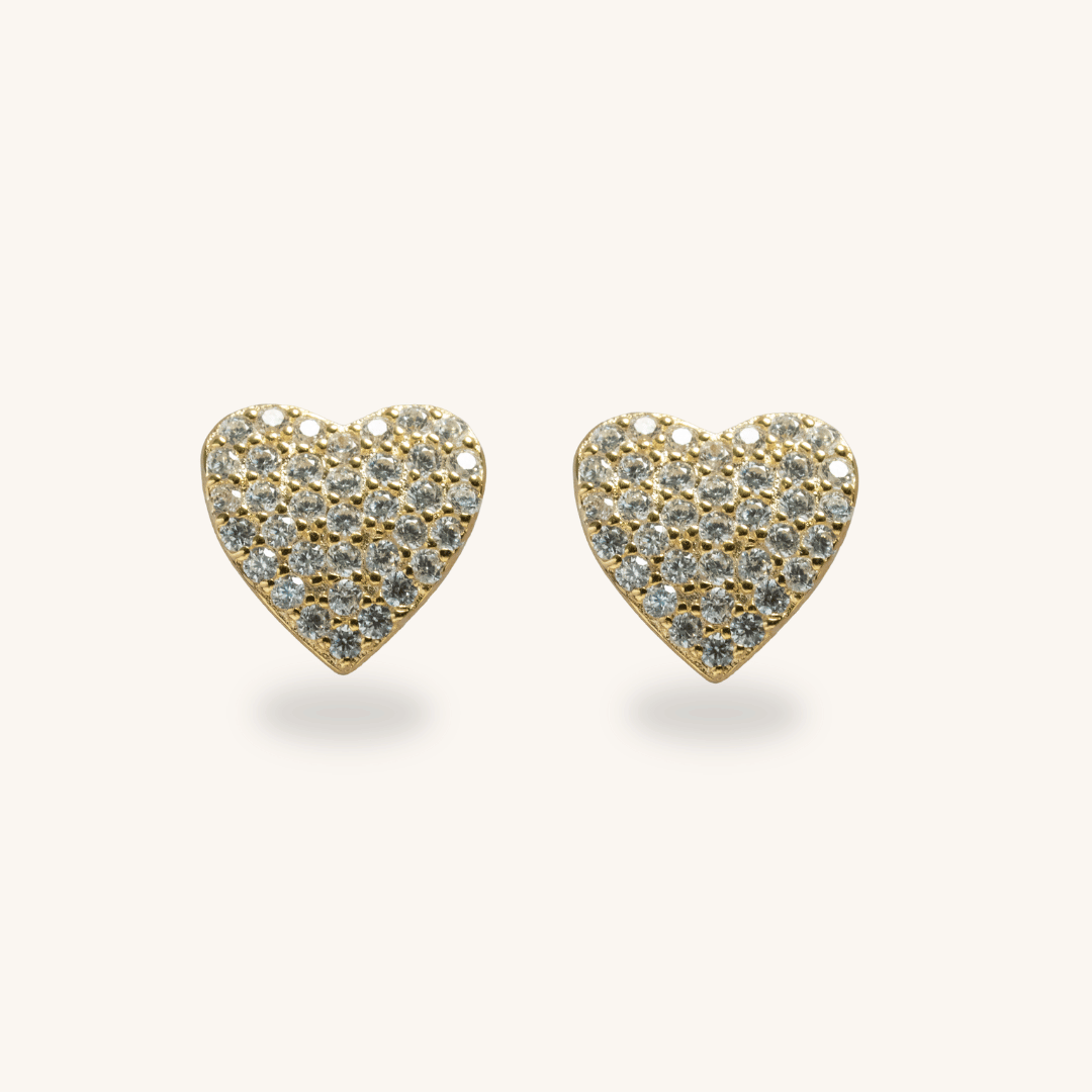 Sparkle Heart Earring