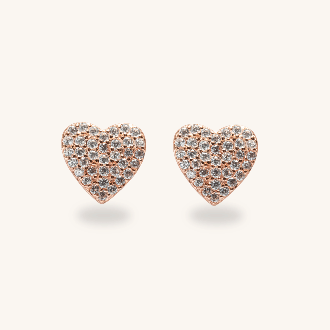 Sparkle Heart Earring