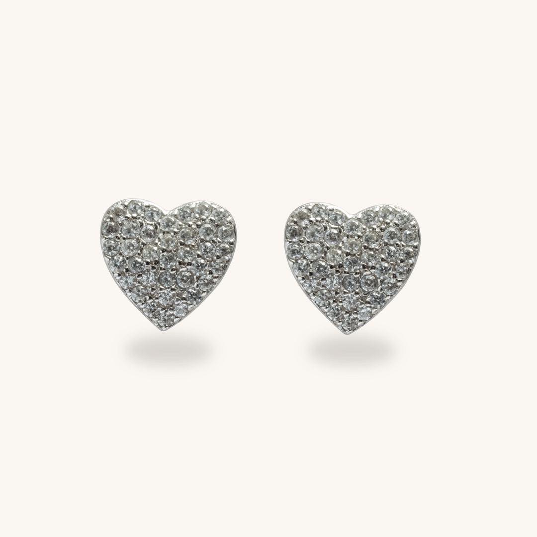 Sparkle Heart Earring