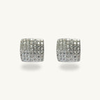 Square Stone Stud Earring