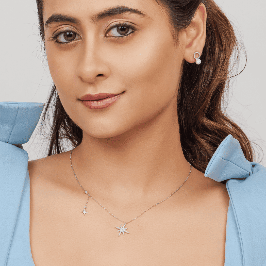 Star Dangle Drop Necklace