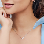 Stone Cross Necklace