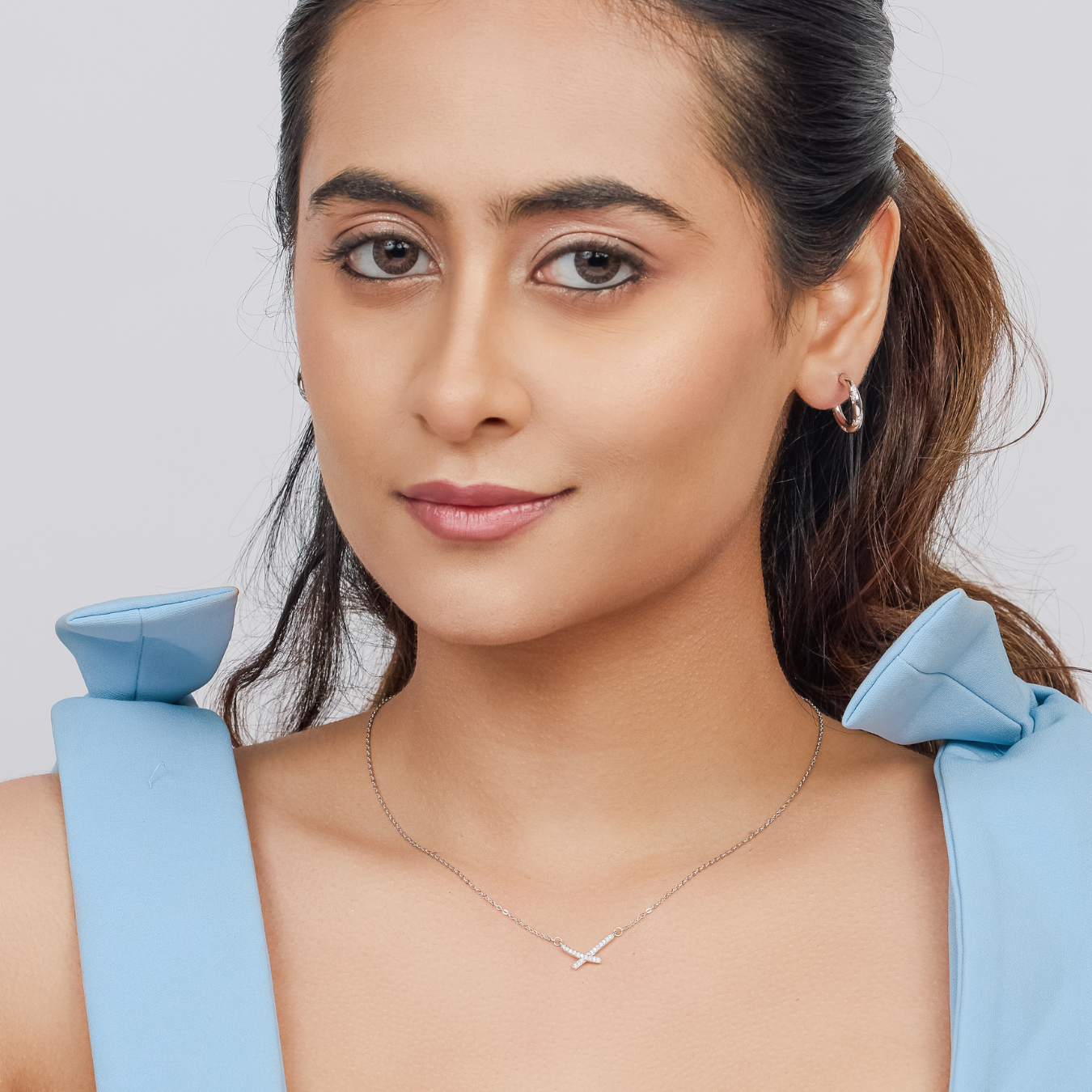 Stone Cross Necklace