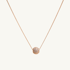 Stone Bead Ball Necklace