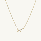 Stone Cross Necklace