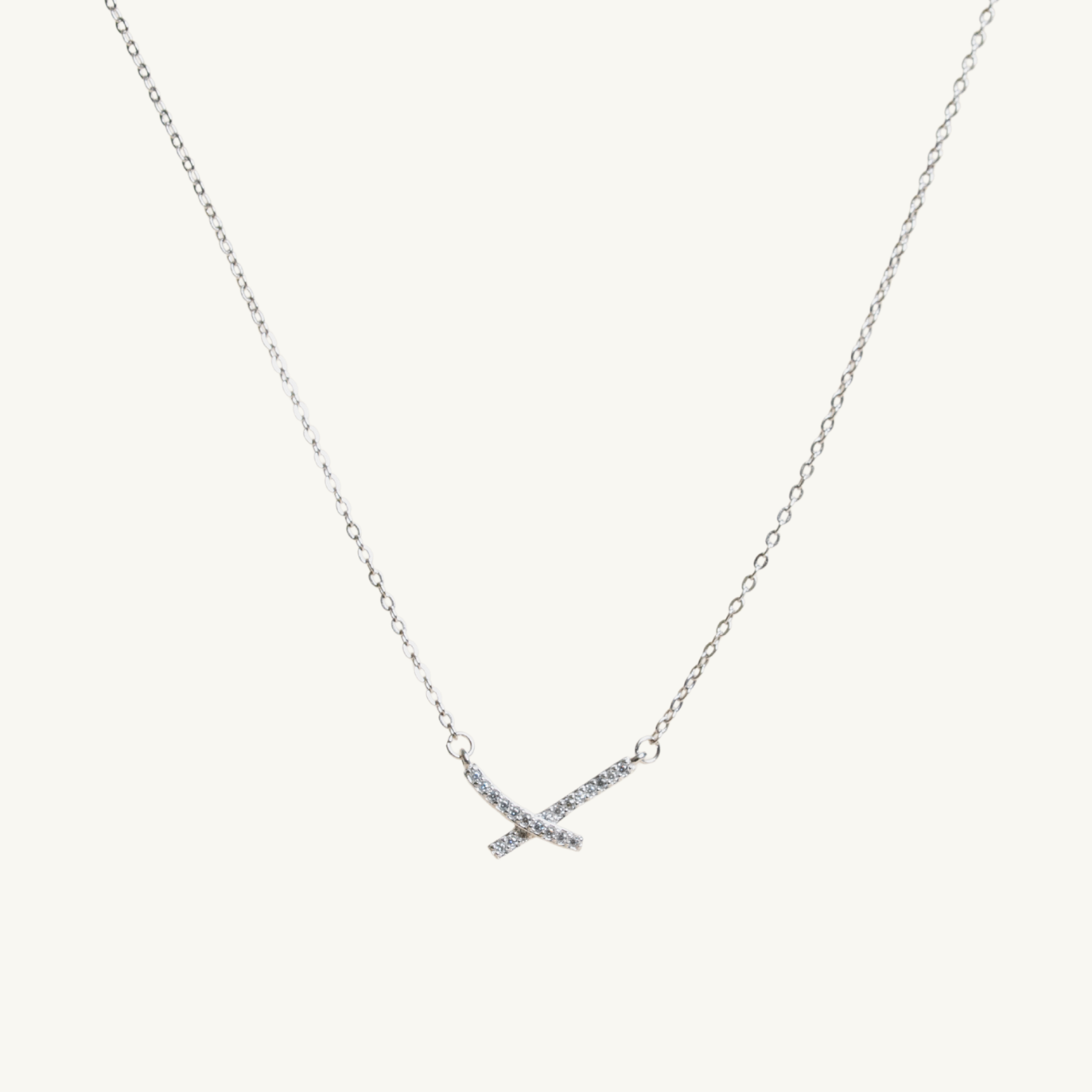 Stone Cross Necklace
