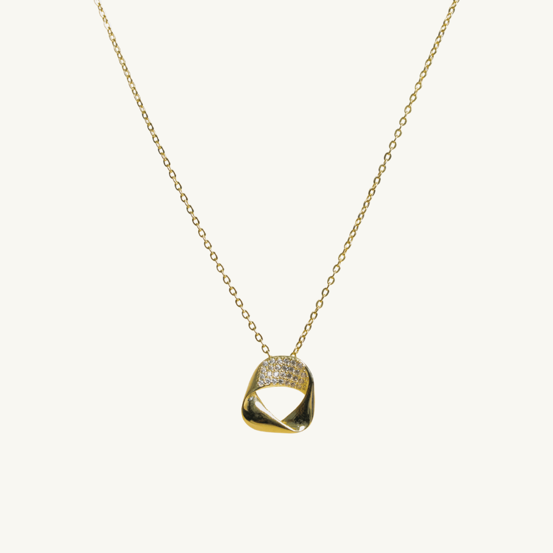 Trapezium Stone Necklace