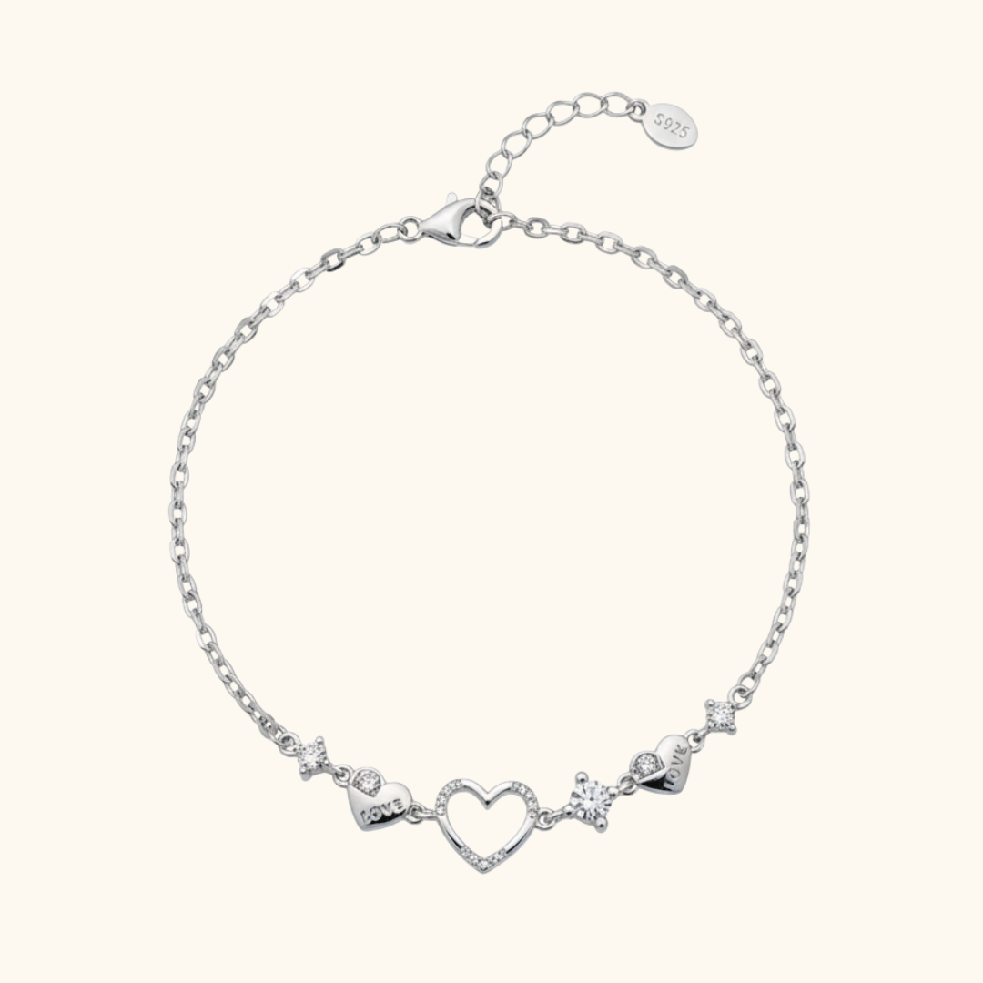 Trio Heart Bracelet