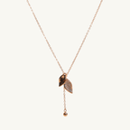 Twin Leaf Necklace