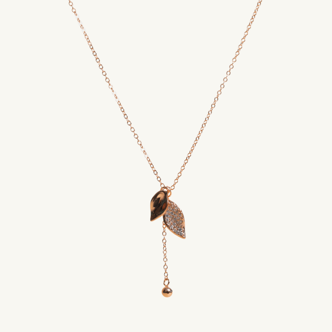Twin Leaf Necklace