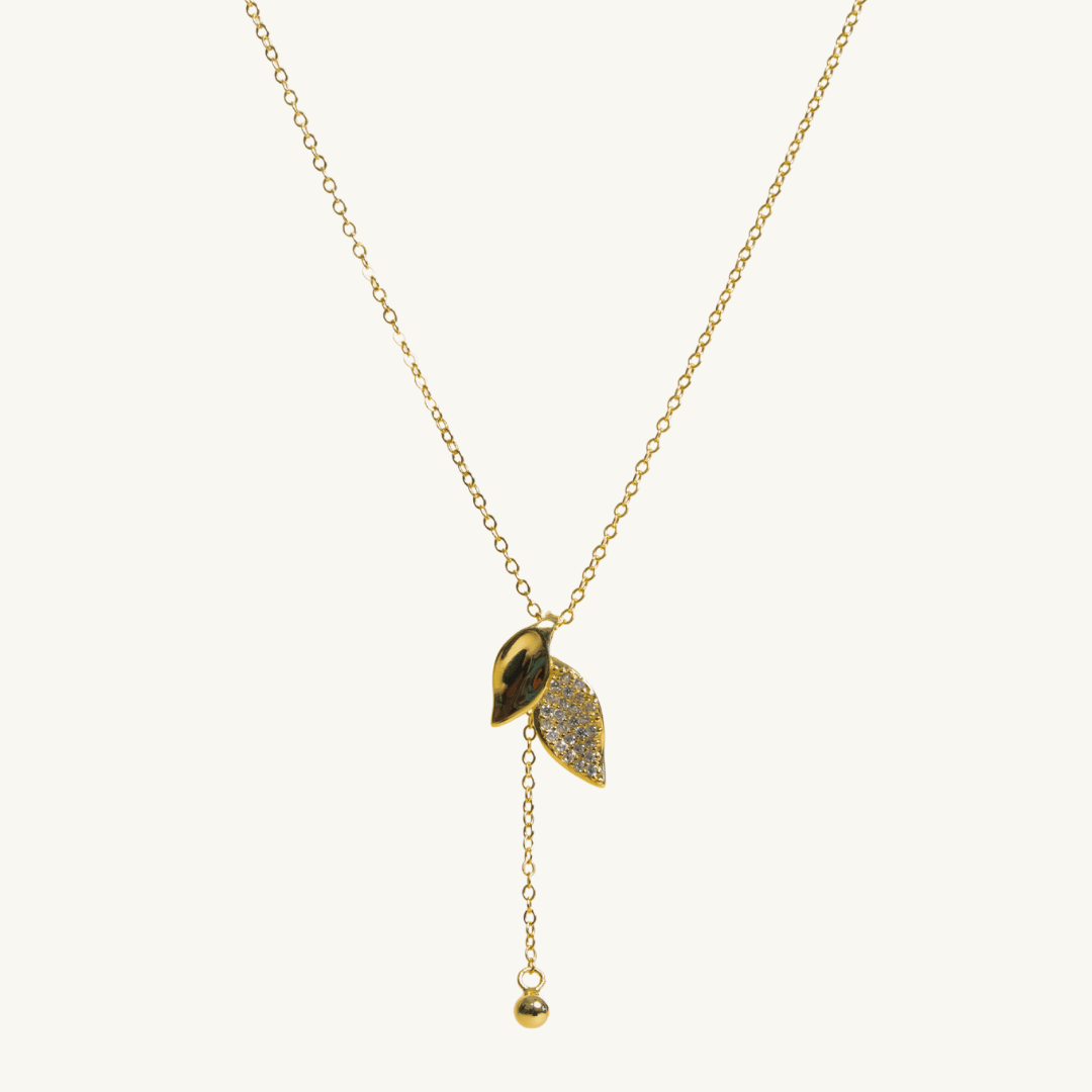 Twin Leaf Necklace