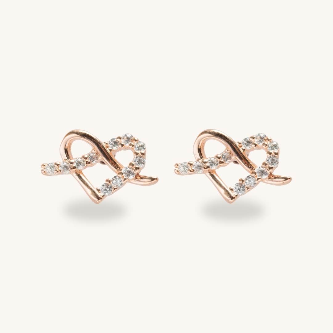 Twisted Heart Earring