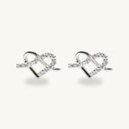 Twisted Heart Earring