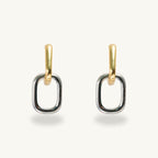 Two Tone Dangler Earring